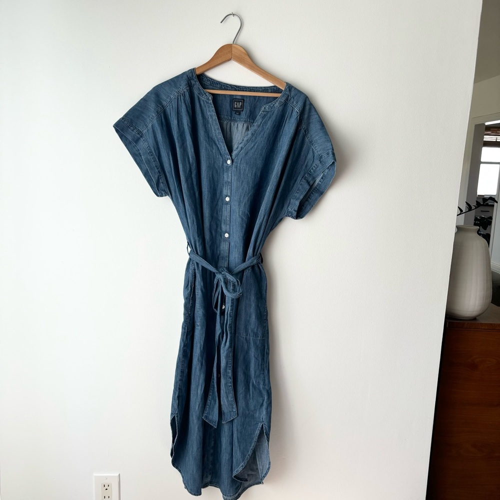 Denim Midi Dress // GAP